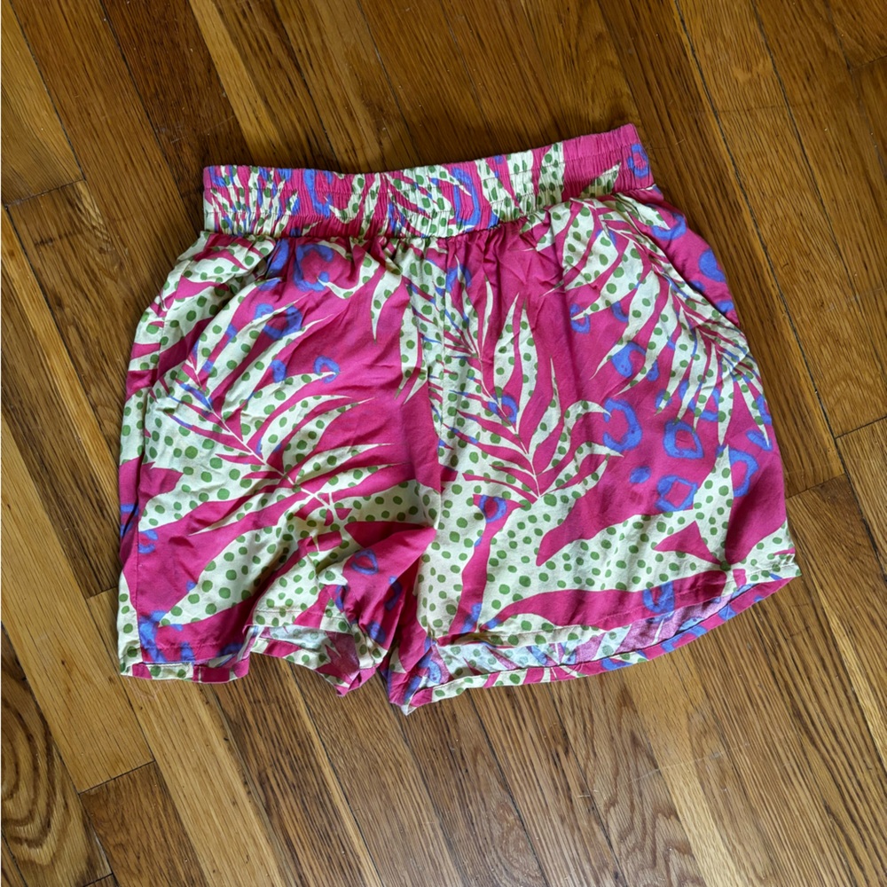 Lightweight Pink Women's Shorts / bathing suit cover-up / beachwear